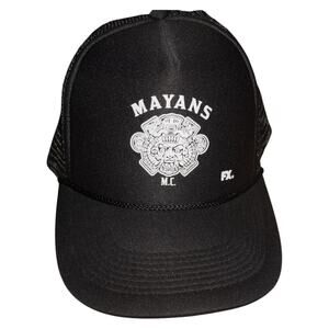 Mayans M.C. FX TV Show Trucker Hat Black Mesh Snapback Sons of Anarchy